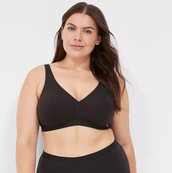 Cacique Cotton NO-WIRE Bra 46DD NWT - Picture 3 of 4